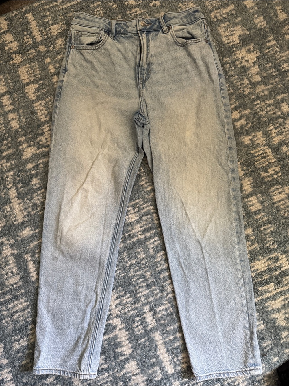 American Eagle Outfitters Light Blue Denim Jeans - STRIGID